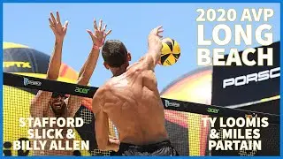 Ty Loomis & Miles Partain vs Billy Allen & Stafford Slick - 2020 AVP Championships Cup Long Beach