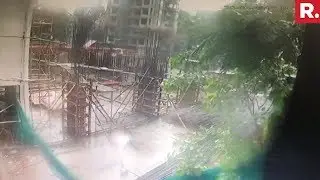 CCTV Video Of Chartered Plane Crash In Mumbai