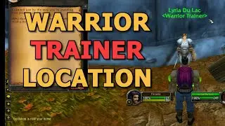 Goldshire Warrior Trainer (WoW Classic)
