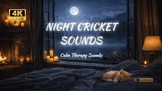 Cricket sounds for sleep, relaxation and calm moments. ( 1 HOUR )