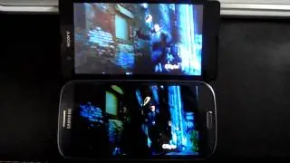 Test: Comparaison &eacute;cran Xperia Z vs Galaxy S3