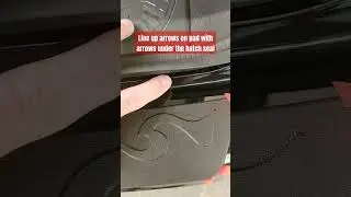 Install a 2024 Crosstrek rear bumper step pad