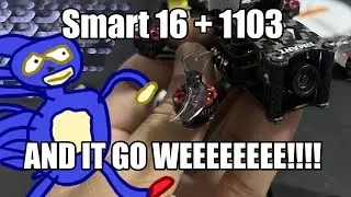 GEPRC Smart 16 with Happymodel 1103 11000kv maiden flight