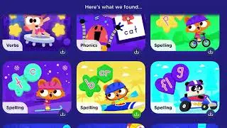 Let's learn how to read CRAB  and CAT. Reading skills. Phonics race. CRAB, CAT