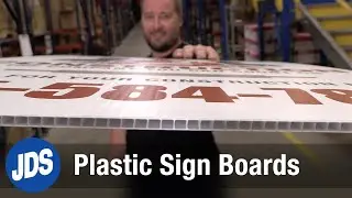 Гофрированные пластиковые листы от JDS Sign Supply
