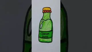 Cream soda drawing. #shorts #creative #soda #drawing