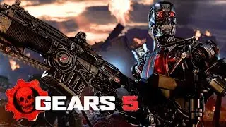 GEARS 5 - making the enemy team quit! terminator skin spotlight