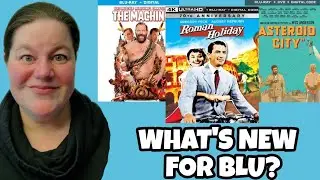 WHAT'S NEW FOR BLU? - Roman Holiday 4K Upgrade, Asteroid City and The Machine!