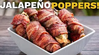 Weber 26 Kettle Cooking - Easy Jalape&ntilde;o Poppers!