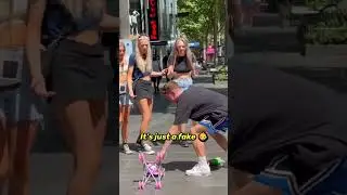 THROWING A FAKE BABY PRANK! 😂 #shorts