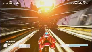 WipEout OC | Race : Metropia (Reverse) - Time Trial - Speed : Rapier