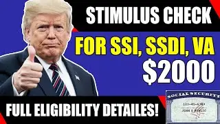 🚨 BREAKING NEWS: 2026 Stimulus Checks Explained &ndash; Payment Dates & Eligibility For SSI, SSDI & VA!