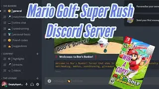Mario Golf: Super Rush Discord Server! + Game Giveaway! Boo's Bunker - LFG, Community, Etc.