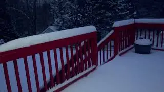 7 inches of snow December 27, 2025