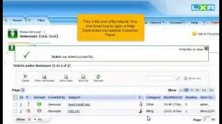 How to submit an helpdesk ticket in LxAdmin/Kloxo (Flipper Host)