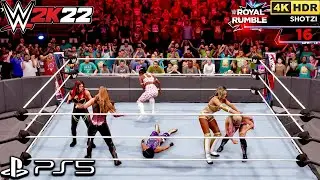 WWE 30 Women Royal Rumble Match 2023 | 4K 60FPS PS5