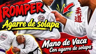 🔺️¿SABES como ROMPER el agarre de solapa? 3 Maneras + MANO DE VACA 🔥(tips para jiu-jitsu)