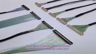 Vision system micro coax for DisplayPort 1.4 Custom Cable Company I-PEX cabline vs ii Electric Route