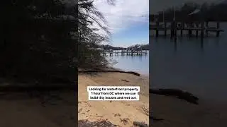 Looking for waterfront properties 1hr outside of Washington DC #dcrealtor #mdrealtor #TianaMyRealtor