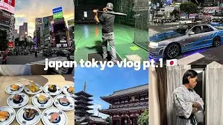 first time in japan !! tokyo vlog | shibuya | sushi | supercars | konbini and more 