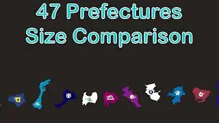 Japanese Prefectures Size Comparison Chorus (song by @JackieReese-l6x, animated by @0u8jy)