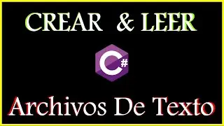 Leer y Escribir Archivos De Texto Con C# (Crear un Login, Iniciar Sesión)