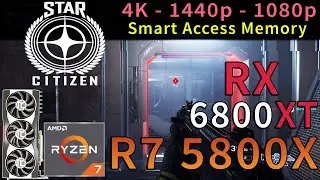 Star Citizen | RX 6800 XT | Ryzen 7 5800X OC | SAM | 4K - 1440p - 1080p | Maximum Settings