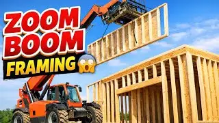 Zoom Boom ਨਾਲ Interior Wall Framing 🔨 | Canadian Construction Life 🇨🇦 | RV Punjabi Vlogs