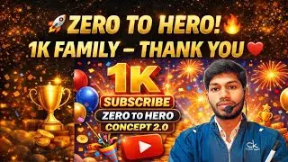 Zero to Concept 2.0 #live#1k subscribe #science #Education#india 