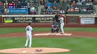 Scott Kingery taking the first Pitch of the Game out!! 7/5/2019