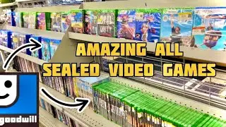 Insane amount of sealed games and consoles at Goodwill Computer Works