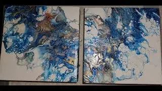 ORIGINAL DUTCH POUR STYLE USING AIRBRUSH #DUTCHPOUR #ACRYLICPOURING
