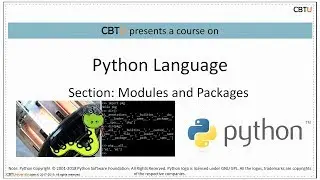 3.5 Python Modules and Packages I
