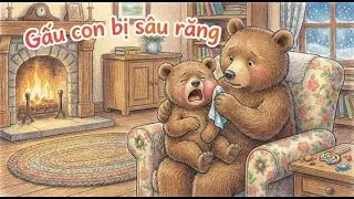 Truyện Kể Cho Bé | Gấu Con Bị Sâu Răng | Dạy Bé Chăm Đánh Răng