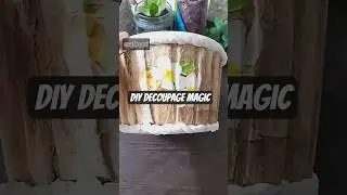 DIY Decoupage Magic: Transforming Trash into Treasure/DIY Decoupage/upcycling crafts/DIy Hacks