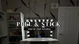 How to Install Peel and Stick Wallpaper - RoomMates RMK12208M