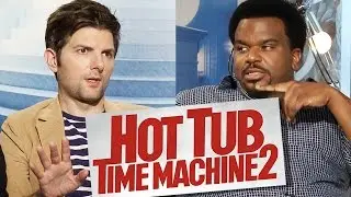 Hot Tub Time Machine 2 | Adam Scott, Rob Corddry, Craig Robinson & Clark Duke Interview
