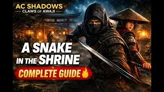 A Snake in the Shrine COMPLETE GUIDE 🔥 Assassin’s Creed Shadows | Claws of Awaji step by step guide