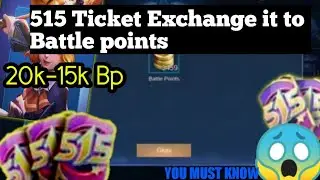 Turn your 515 party Tickets into Battle points 20k-15k? Bp