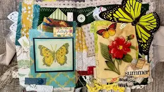 Butterfly Ephemera Eating Journal flip through 