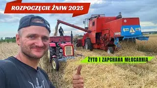 ROZPOCZĘCIE ŻNIW 2025 - BIZON W ŻYCIE - ZAPCHANA MŁOCARNIA