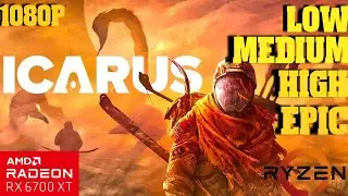 Icarus: RX 6700 XT 1080P Benchmark - Low to Epic Settings FPS Test!