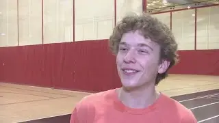 Lancaster's distance runner Carson Zuba sets school record