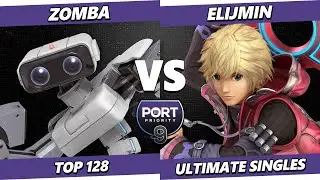 Port Priority 9 - Zomba (ROB) Vs. Elijmin (Shulk) Smash Ultimate - SSBU