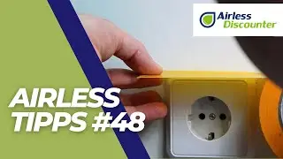 Steckdosen und Lichtschalter richtig abkleben - Airless Tipps #48