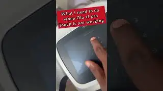 OLA S1 Pro Touch Screen Not Working😔 | Worst Experience #automobile #ola #shorts