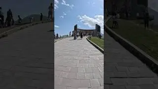 Georgia&ndash;Russia Monument with Epic Mountain Views ✨
