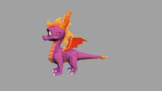 Spyro 3D model / Anim3D EAL 2021