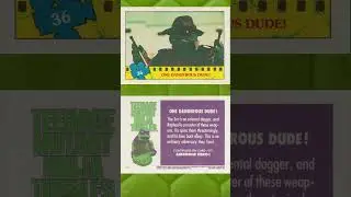 TMNT 1990 Topps Card Number 36 - Tom's Attic-Attack