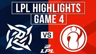 NIP vs IG Highlights Game 4 | LPL 2026 Playoffs | Ninjas in Pyjamas vs Invictus Gaming